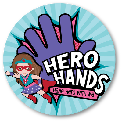 Holly our Hero Hand Decal-toddler tints