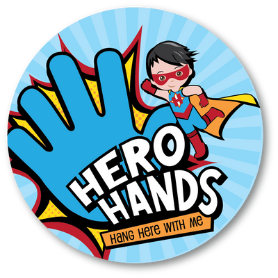 Harley our Hero Hand Decal-toddler tints