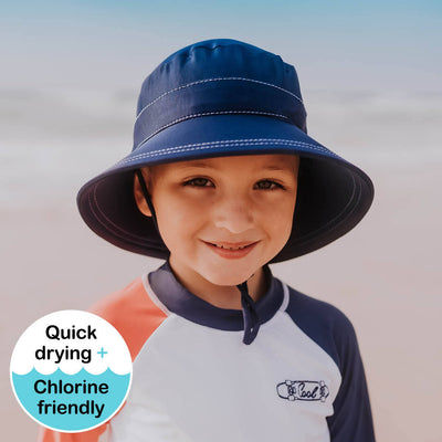 Marine Bedhead Bucket Hat (SWIM)-toddler tints